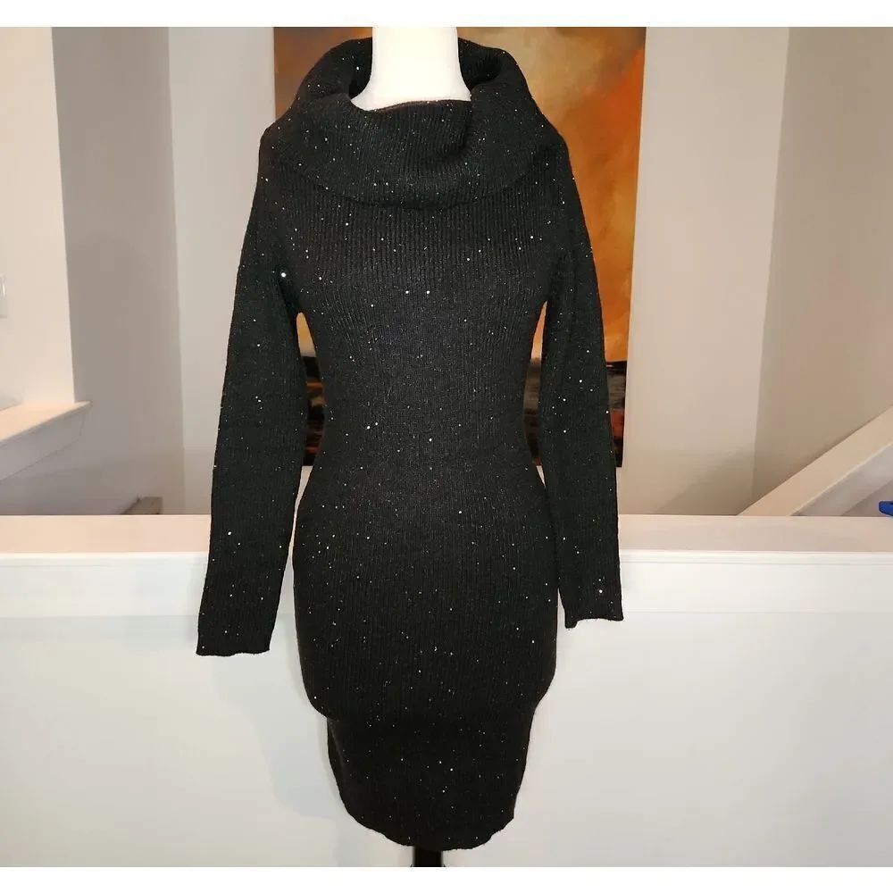 Klenis Black Elegant Black Maxi Dress size S/M